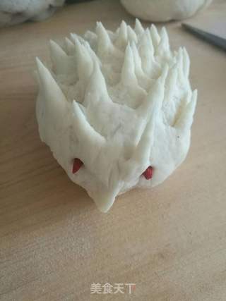 刺猬馒头的做法步骤:4