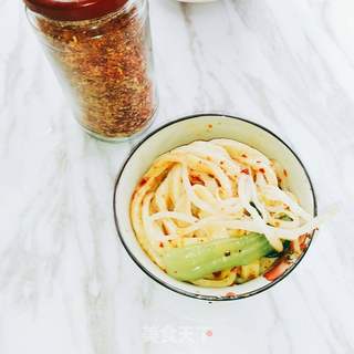 油泼面的做法步骤:11