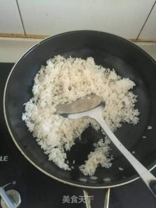 菠萝炒饭的做法步骤:8