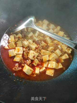 麻婆豆腐的做法步骤:9