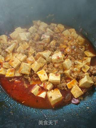 麻婆豆腐的做法步骤:11