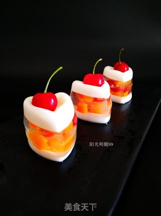 双层芒果果冻的做法步骤:12