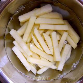 自制美式大薯条的做法步骤:2