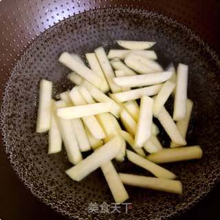 自制美式大薯条的做法步骤:3