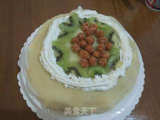 千层水果蛋糕的做法步骤:9