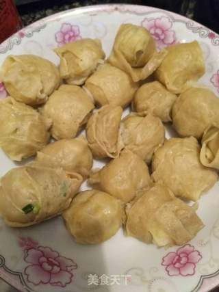 蛋皮肉丸的做法步骤:7