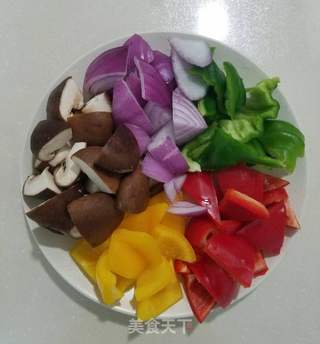 蔬菜鸡肉串的做法步骤:3