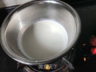 蜜豆牛奶鸡蛋布丁的做法步骤:5