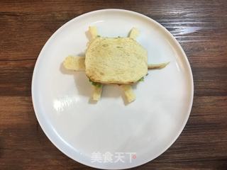 童趣早餐——乌龟全麦三明治的做法步骤：20