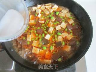 毛豆米双色豆腐的做法步骤:9