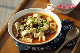 毛豆米双色豆腐的做法步骤:10