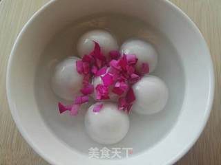 鲜花玫瑰汤圆的做法步骤:12