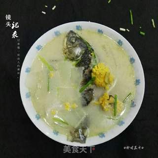 鲫鱼冬瓜汤的做法步骤:11