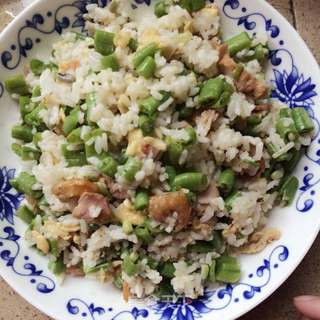 粉豆鸡蛋饭的做法步骤:7