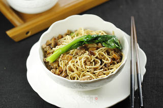 香菇肉末面的做法步骤:14