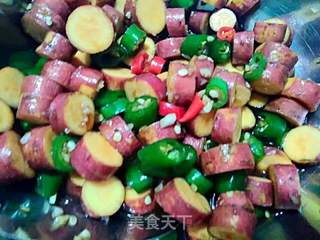 小红薯酱菜的做法步骤:4