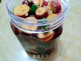 小红薯酱菜的做法步骤:5