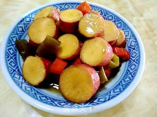 小红薯酱菜的做法步骤:7