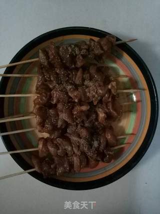 香辣烤肉串的做法步骤:7