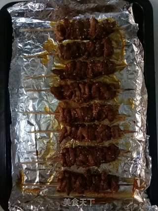 香辣烤肉串的做法步骤:12