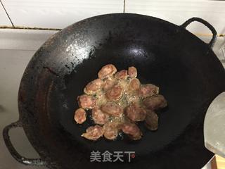 茄子&香肠焖饭的做法步骤：3