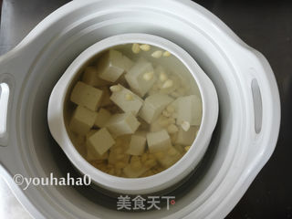 杏仁豆腐汤的做法步骤:5