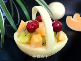 甜瓜果蓝的做法步骤:7