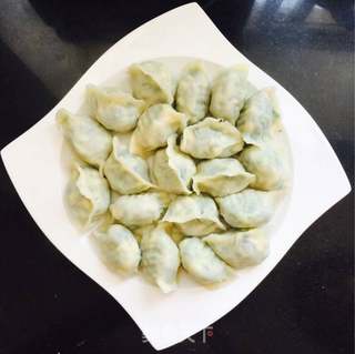 韭菜木耳鸡蛋水饺的做法步骤:11