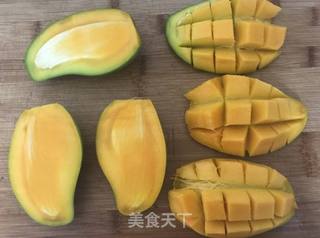 新手一次成功的6寸芒果慕斯蛋糕的做法步骤:5