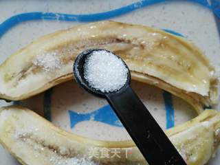 糖烤香蕉的做法步骤:3