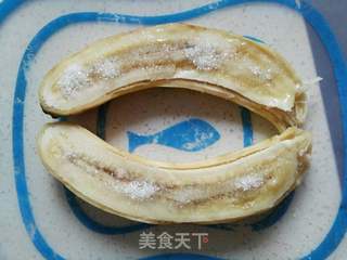 糖烤香蕉的做法步骤:4