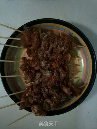 香辣烤肉串的做法步骤:8