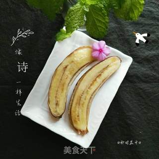 糖烤香蕉的做法步骤:7