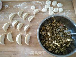 山西地皮菜水饺的做法步骤:4