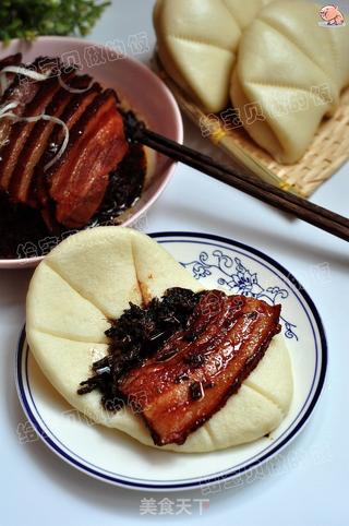 梅菜扣肉的做法步骤:22