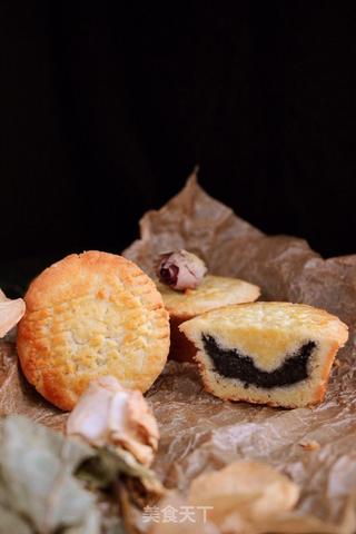 法式芝麻月饼的做法步骤:14