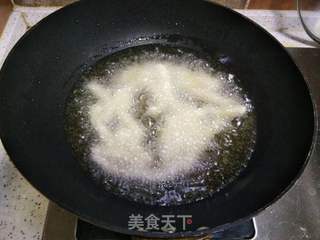 椒盐里脊的做法步骤:4