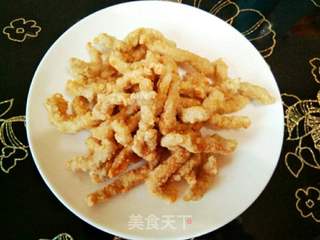 椒盐里脊的做法步骤:5
