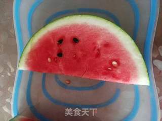 花样切西瓜的做法步骤:3