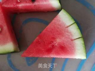 花样切西瓜的做法步骤:5