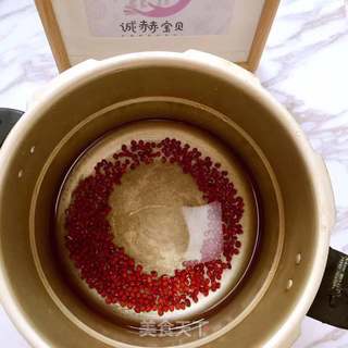 宝宝辅食红豆山药的做法步骤:4
