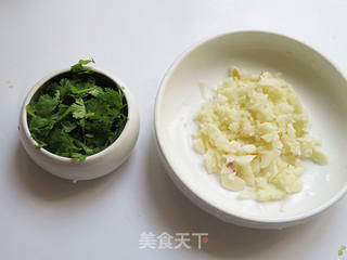 田园杂蔬禽蛋拌白肉的做法步骤:6