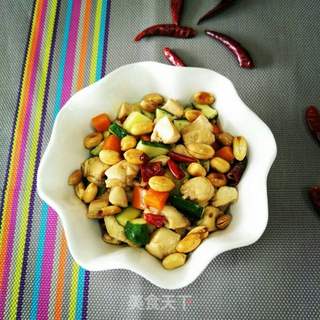 宫保鸡丁的做法步骤:13