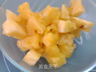 菠萝雪媚娘的做法步骤:6