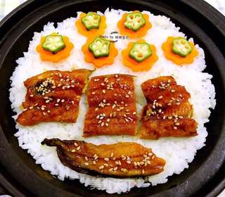 鳗鱼盖饭的做法步骤:12