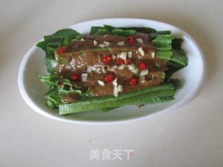 麻酱油麦菜的做法步骤:6