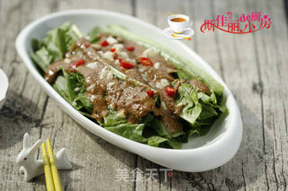 麻酱油麦菜的做法步骤:7