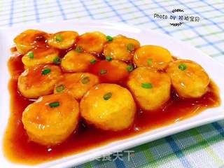 茄汁日本豆腐的做法步骤:8