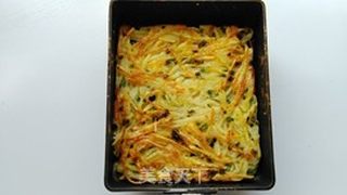 土豆丝饼的做法步骤:8
