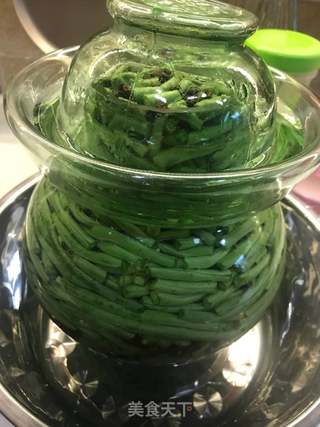 自制好吃酸豆角的做法步骤:4
